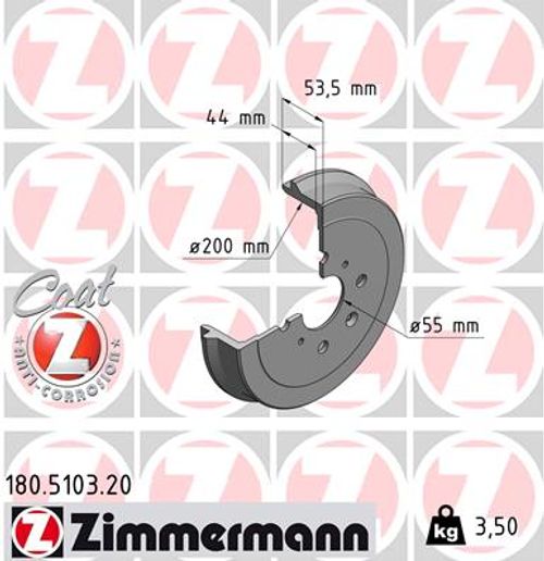 Image du produit pour Tambour de frein COAT Z