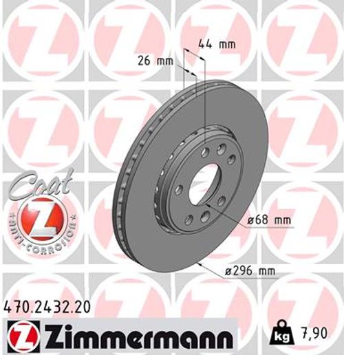 Image du produit pour Disque de frein COAT Z