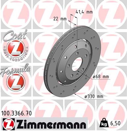 Image du produit pour Disque de frein FORMULA Z DISQUE DE FREIN
