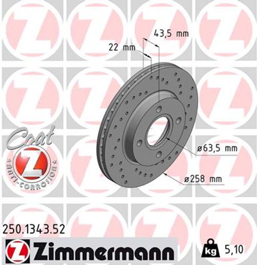 Image du produit pour Disque de frein DISQUE DE FREIN SPORT COAT Z