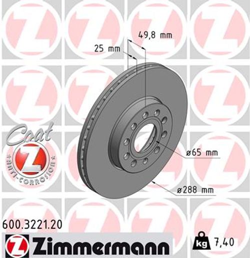 Image du produit pour Disque de frein COAT Z