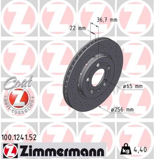 Image du produit pour Disque de frein DISQUE DE FREIN SPORT COAT Z